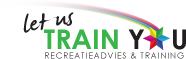 Logo recreatieadvies- en trainingsbureau Let Us Train You